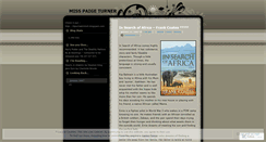 Desktop Screenshot of misspaigeturner.wordpress.com