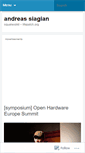 Mobile Screenshot of andreassiagian.wordpress.com