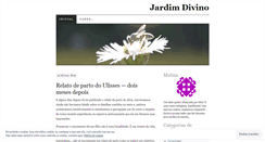 Desktop Screenshot of jardimdivino.wordpress.com