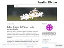 Tablet Screenshot of jardimdivino.wordpress.com