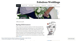 Desktop Screenshot of fabweds.wordpress.com