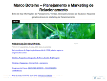 Tablet Screenshot of marcobotelho.wordpress.com