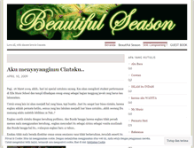 Tablet Screenshot of beautifulseason.wordpress.com