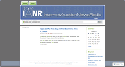 Desktop Screenshot of internetauctionnewsradio.wordpress.com