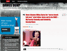 Tablet Screenshot of dawgsdump.wordpress.com
