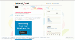 Desktop Screenshot of kreasiflanel.wordpress.com