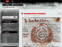 Tablet Screenshot of hellfiredesigns.wordpress.com
