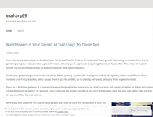 Tablet Screenshot of eraharp69.wordpress.com