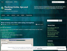 Tablet Screenshot of hackingrules.wordpress.com