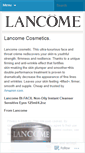 Mobile Screenshot of lancome1.wordpress.com