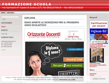 Tablet Screenshot of formascuola.wordpress.com
