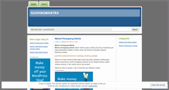 Desktop Screenshot of gudangmantra.wordpress.com