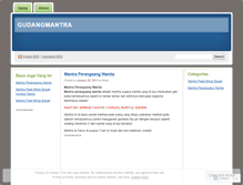 Tablet Screenshot of gudangmantra.wordpress.com
