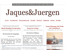 Tablet Screenshot of jaquesjuergen.wordpress.com