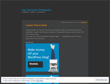 Tablet Screenshot of garymccauleyphoto.wordpress.com