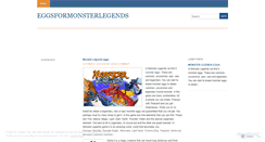 Desktop Screenshot of eggsformonsterlegends.wordpress.com