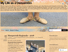 Tablet Screenshot of dancem0m.wordpress.com