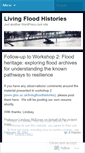 Mobile Screenshot of livingfloodhistories.wordpress.com