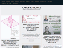 Tablet Screenshot of aaronrthomas.wordpress.com