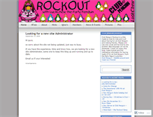 Tablet Screenshot of clubpenguinrockout.wordpress.com