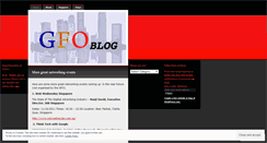 Desktop Screenshot of gfoblog.wordpress.com