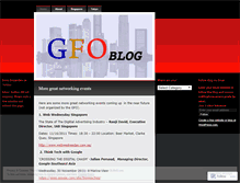 Tablet Screenshot of gfoblog.wordpress.com