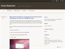 Tablet Screenshot of linuxguerrero.wordpress.com