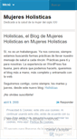 Mobile Screenshot of mujeresholisticas.wordpress.com