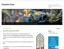 Tablet Screenshot of care4creation.wordpress.com