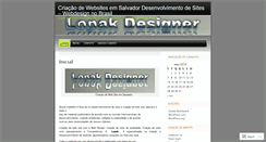 Desktop Screenshot of criacaodewebsite.wordpress.com