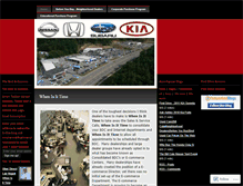 Tablet Screenshot of billcoleautomall.wordpress.com