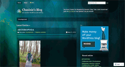 Desktop Screenshot of chasinie.wordpress.com