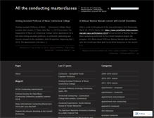 Tablet Screenshot of conductingmasterclass.wordpress.com