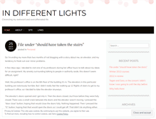 Tablet Screenshot of indifferentlights.wordpress.com
