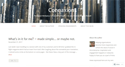 Desktop Screenshot of connaxions.wordpress.com