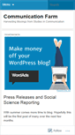 Mobile Screenshot of communicationfarm.wordpress.com