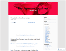 Tablet Screenshot of japanesehappiness.wordpress.com