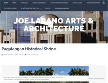 Tablet Screenshot of joelarano.wordpress.com