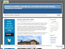Tablet Screenshot of escuelacorral.wordpress.com