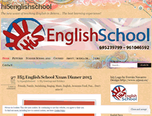 Tablet Screenshot of hi5englishschool.wordpress.com