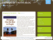 Tablet Screenshot of flowersoffaith.wordpress.com