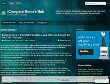 Tablet Screenshot of icomparehome.wordpress.com