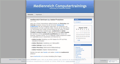 Desktop Screenshot of medienreichcomputertrainings.wordpress.com