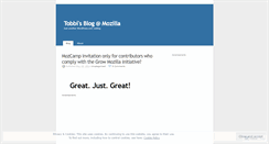 Desktop Screenshot of mozillatobbi.wordpress.com