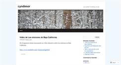 Desktop Screenshot of cyndimor.wordpress.com
