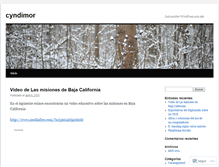 Tablet Screenshot of cyndimor.wordpress.com
