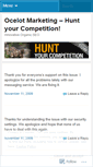 Mobile Screenshot of ocelotmarketing.wordpress.com