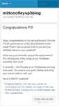 Mobile Screenshot of miltonofleysp3blog.wordpress.com