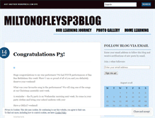 Tablet Screenshot of miltonofleysp3blog.wordpress.com