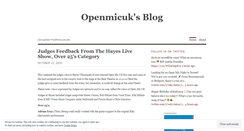 Desktop Screenshot of openmicuk.wordpress.com